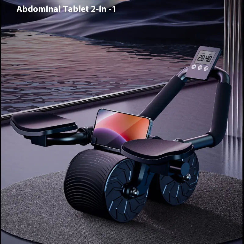Rueda abdominal con rebote automático