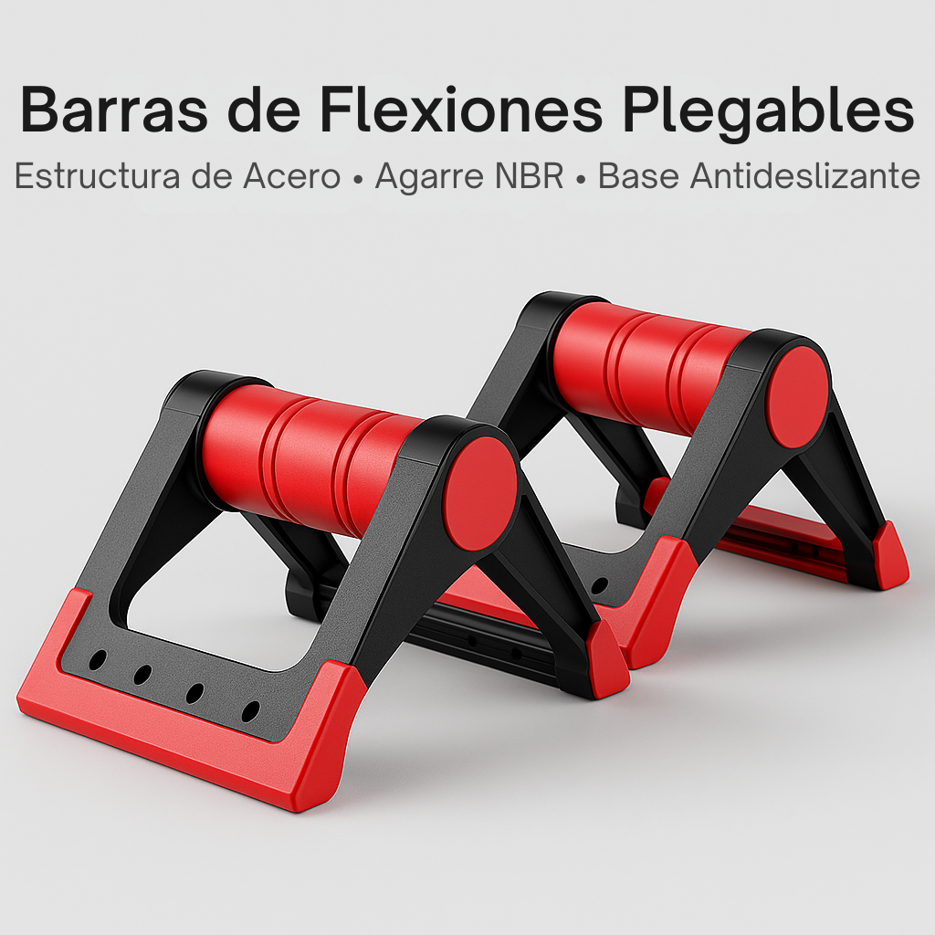 Barras de Flexiones Multifuncionales – Soporte Push Up para Fitness en Casa