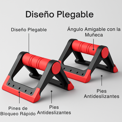 Barras de Flexiones Multifuncionales – Soporte Push Up para Fitness en Casa