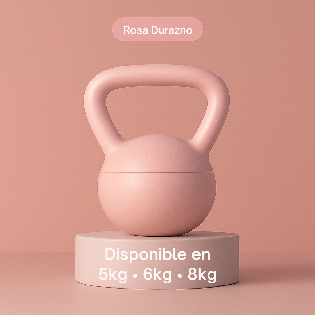 Pesa Rusa Blanda (Kettlebell) – Mancuerna Suave para Fitness en Casa