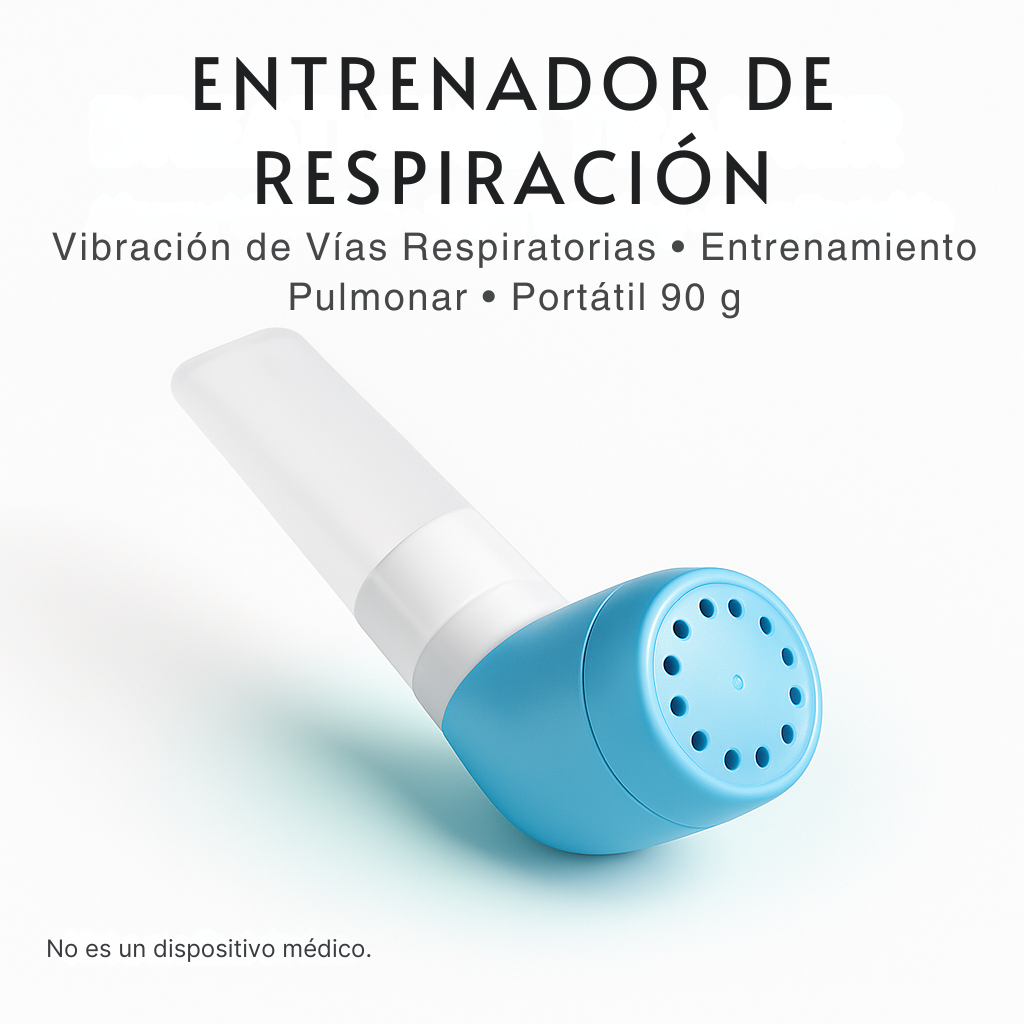 Entrenador de Respiración Pulmonar – Flauta de Ejercicio para Capacidad Pulmonar
