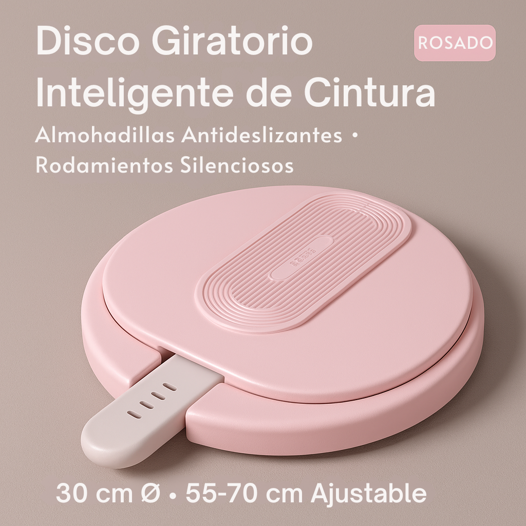 Disco Giratorio Inteligente de Cintura – Plataforma de Ejercicio para Adelgazar en Casa