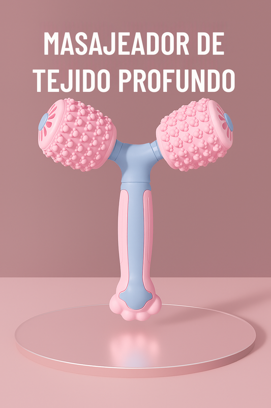 Rodillo de Masaje de Silicona – Alivio Muscular y Relajación Profunda