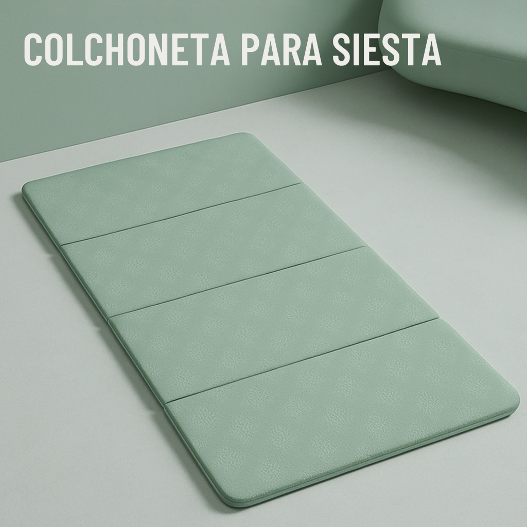 Colchoneta de Yoga Plegable de TPE – Esterilla Antideslizante para Fitness y Relajación