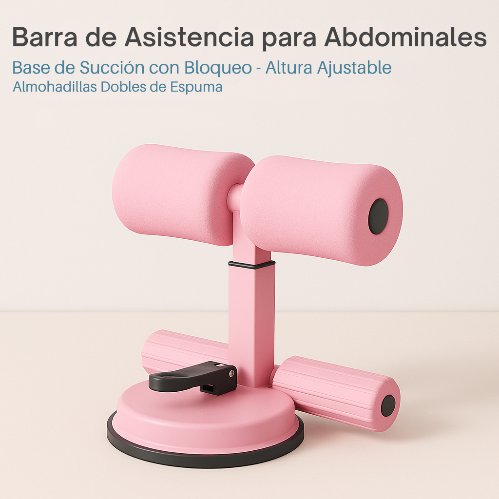 Asistente para Abdominales con Ventosa – Soporte de Fitness para Ejercicios en Casa