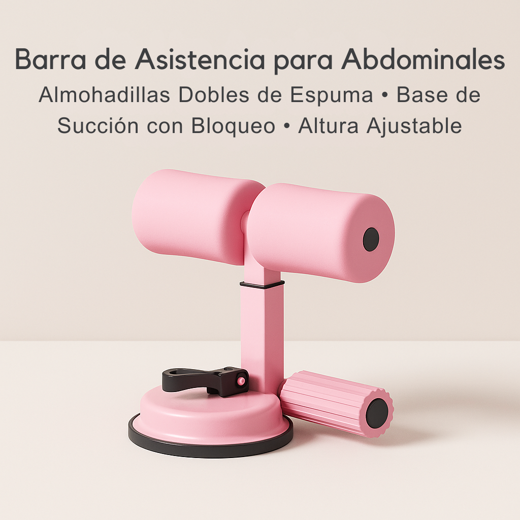 Asistente para Abdominales con Ventosa – Soporte de Fitness para Ejercicios en Casa