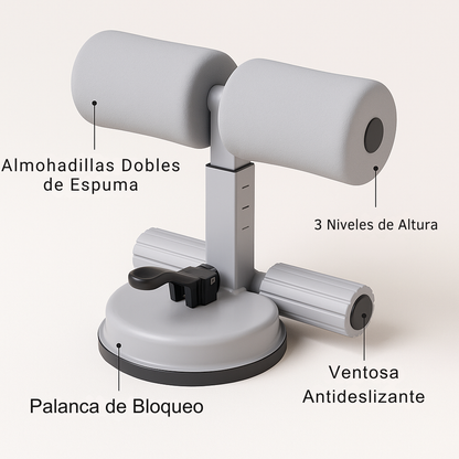 Asistente para Abdominales con Ventosa – Soporte de Fitness para Ejercicios en Casa