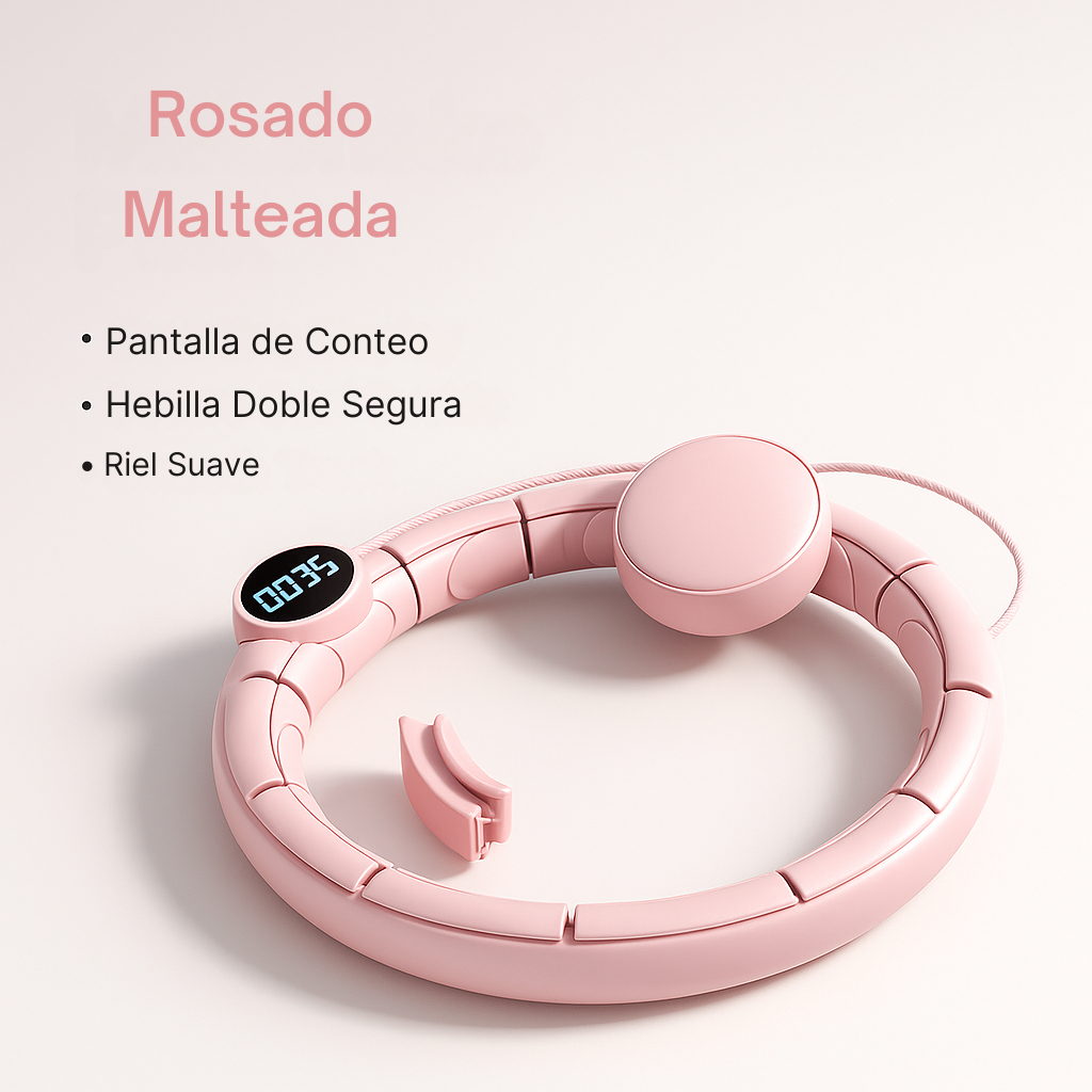 Smart Hula Hoop – Weighted Waist Trimmer for Weight Loss & Fitness
