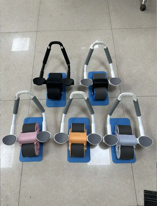 Rueda abdominal con rebote automático